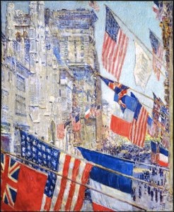 Childe Hassam, "Allies Day 1917"